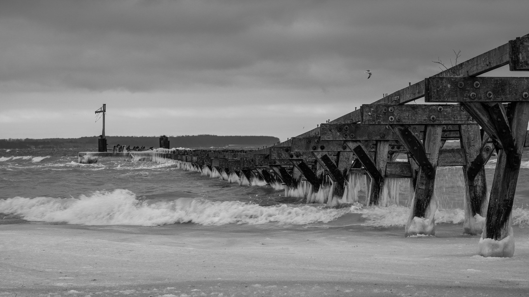 Winter an der alten Seebrücke