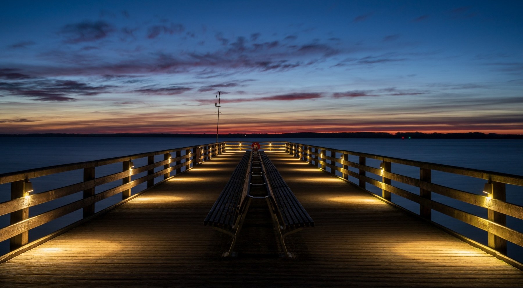 Lichtpfad zum Horizont
