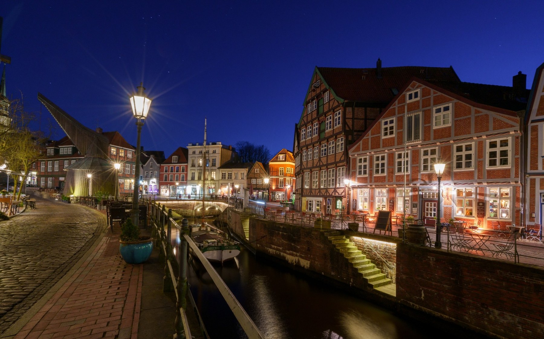 Stintmarkt am Abend