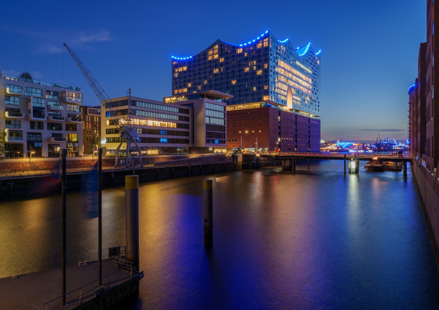 Elphi beim Blue Port