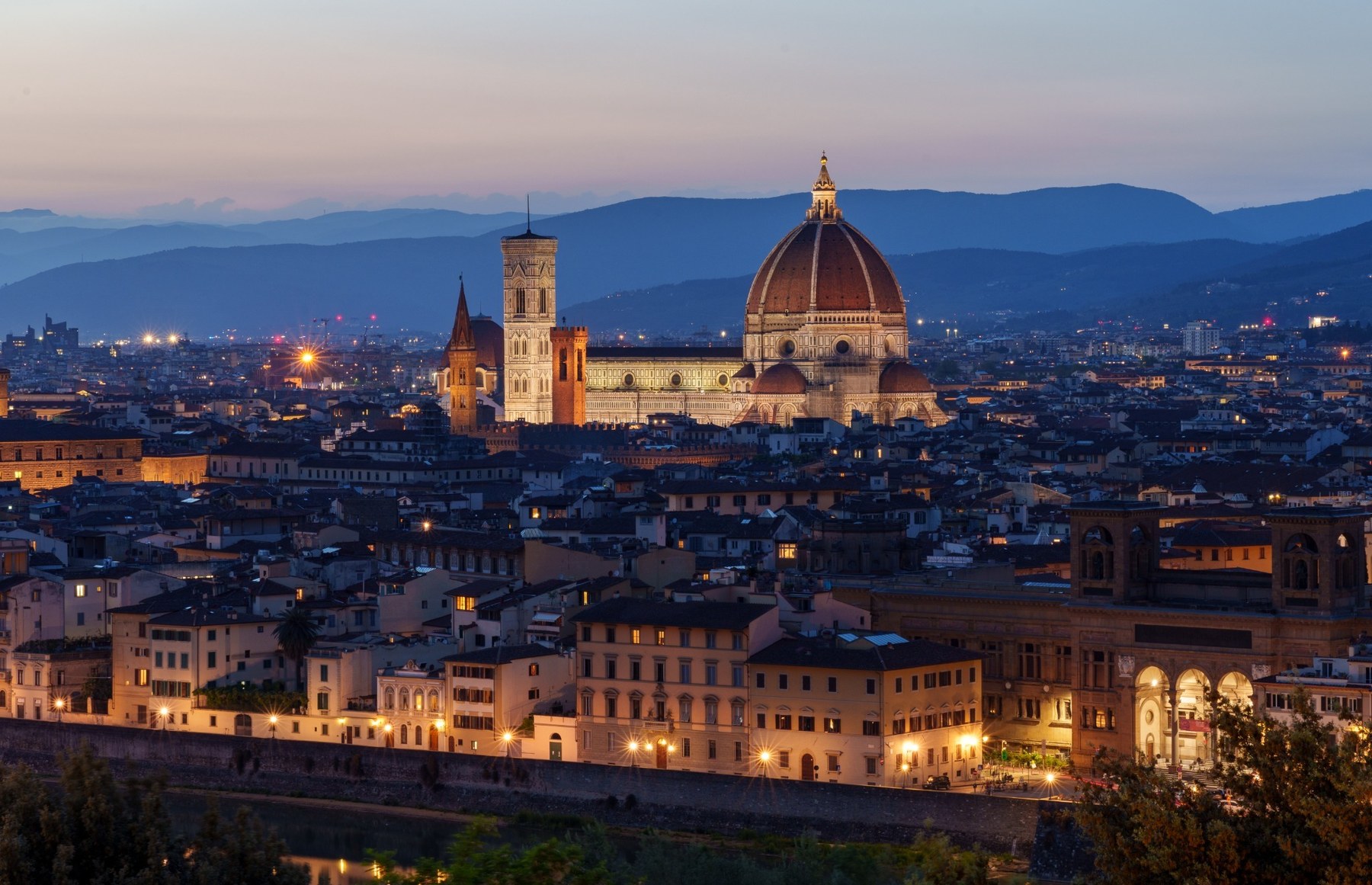 Florenz im Abendlicht